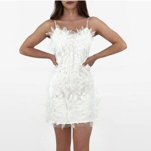 NWT INAMORE Mariposa Little White Dress